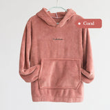 Women Winter Flannel Pajama Set Fleece Pajamas Sleepwear Homewear Thick Warm Velvet Female Suit Fall Sweatshirt Ladies Pyjama