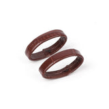 10pcs Genuine Leather Watchband Keeper Ring Hoop Loop Black Brown Coffee Watch Strap Holder Retainer Replacement