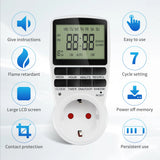 Electronic Digital Timer Switch EU Programmable Electronic Timing Socket EU Plug Outlet Kitchen Appliance Time Control Day/Hour