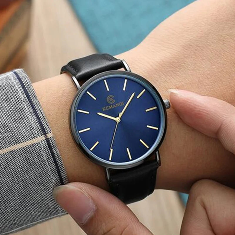 2022 Minimalist Men's Watch Ultra Thin Men's Watches For Men Fashion Simple Business Watch Leather Clock Reloj Hombre Relogio
