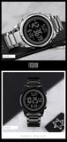 SKMEI Digital 2 Time Mens Watches Fashion LED Men Digital Wristwatch Chrono Count Down Alarm Hour For Mens reloj hombre 1611