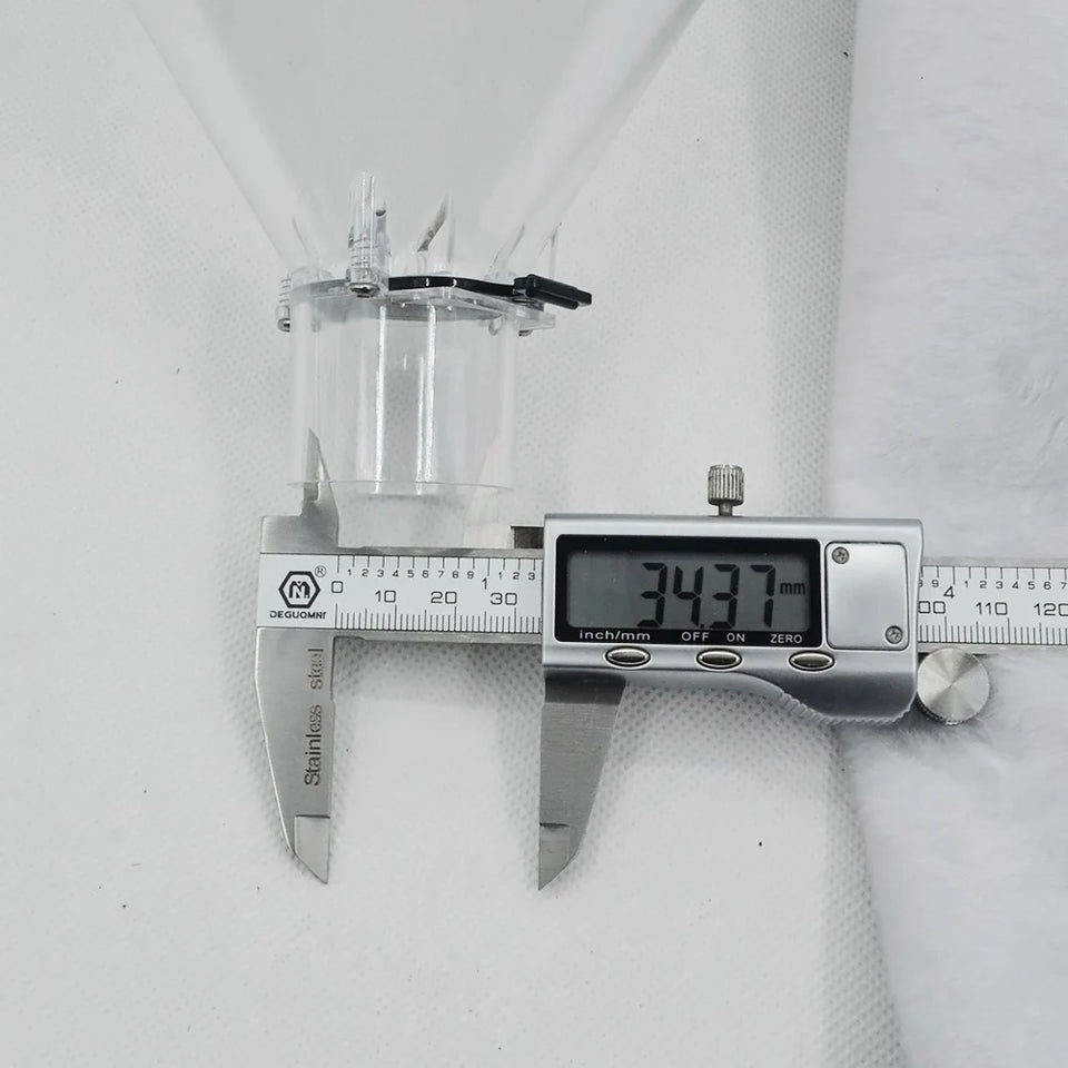XEOLEO Coffee Bean Grinder Part 250g Capacity 35mm/40mm Plastic Hopper with Prevent Jump Function for 022/600N/500N