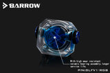 Barrow PC Water Cooling Flow Meter Indicator 5V 3 Pin LRC2.0 Version SLFV1-RGB for Water Cooling System RGB Flow Monitor