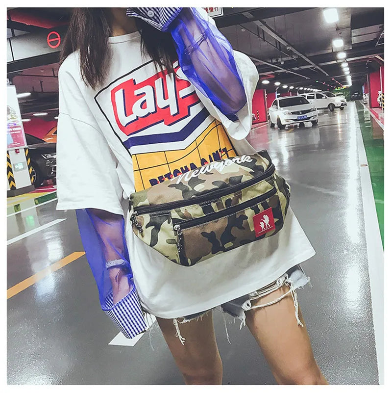 Unisex Waist Bag Fanny Pack Fashion Bags For The Belt Multifunction Chest Bag Banana Packs Hip Hop Bum Package Crossbody Pack