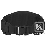 KRYDEX Tactical Waist Belt, MOLLE Soft Wide Padded Battle Belt, Shooting Airsoft Hunting Multi-Function Quick Release Belt