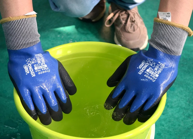 Thermal Warm Winter Work Glove Waterproof -20 Celsius degree Freeze Flex Oil Resistant Garden Skiing Anti Cold Nitrile Safety