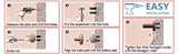 Bathroom Accessories Set Toilet Roll Paper Towel Holder Hook Bar Stainless Steel Bedroom Wall Mounted Kitchen Bath Hardware Kit