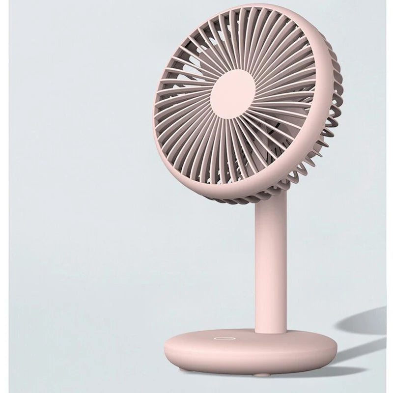 THANKSHARE Desktop Fan 2000mAh Battery Capacity USB Charging Desk Super Mute Laptop Cooler Desktop Fan 4 Speed Cooling Gadgets