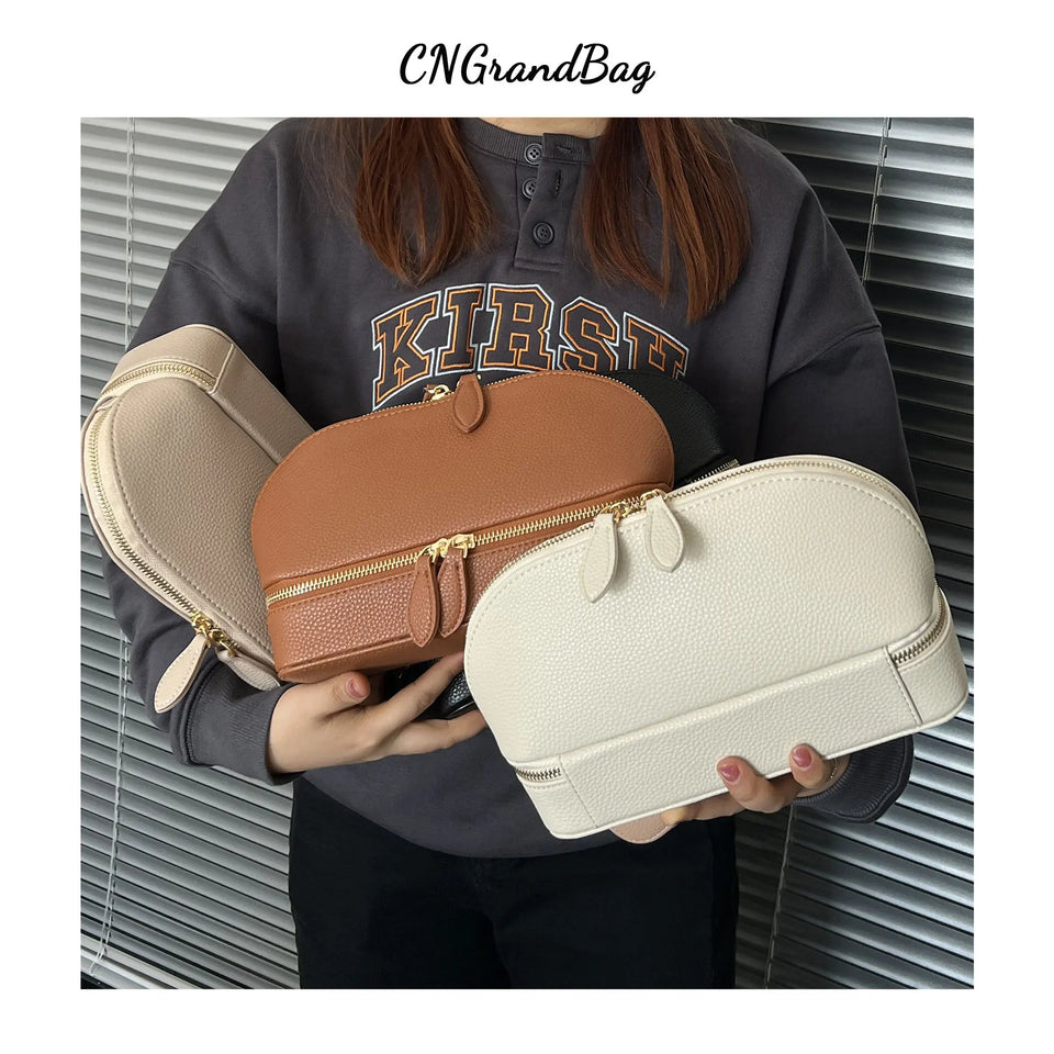 Personalized Cosmetic Bag Pu Leather Women Travel Makeup Bag with Jewelry Organizer Case 2 in 1 Ladies Travel Clutch Pouch