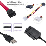 USB 2.0 to IDE SATA S-ATA 2.5 3.5 HD HDD Hard Drive Adapter Converter