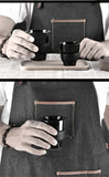 Barista Couple Coffee Cup 80/160ml Ins-style Espresso Kettle Ceramics Creative Couple Tea Water Mug Black Glaze Container