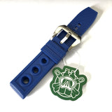 STEELDIVE Automatic Mechanical Strap Replacement Watch Bands Automatic Dive Watches Blue Rubber Strap 20/22mm
