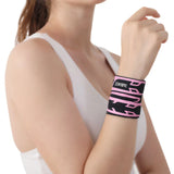 AOLIKES Sports Wrist Compression Wraps Wrist Support Brace Strap for Fitness Weightlifting Basketball Tennis Wrist Pain Relief
