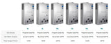 Sihao LPG Gas Hot Water Heater 6L-18L Tankless Instant Butane Propane Gas Boiler With Shower Kit LCD Display For Home Camping ﻿