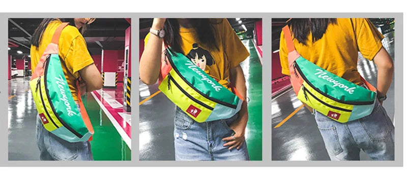 Unisex Waist Bag Fanny Pack Fashion Bags For The Belt Multifunction Chest Bag Banana Packs Hip Hop Bum Package Crossbody Pack
