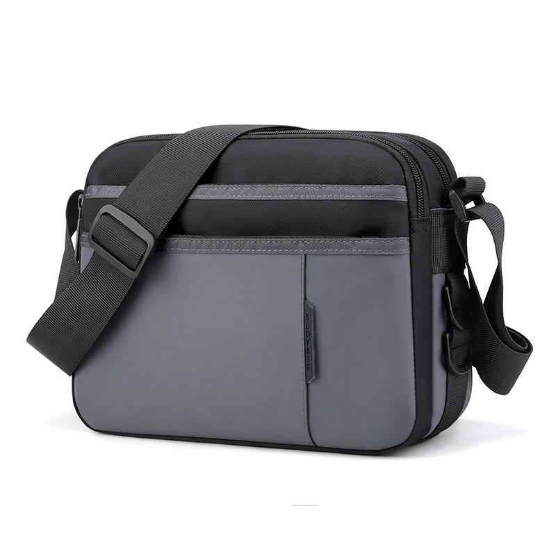 Crossbody Shoulder Bag Men Zipper Travel Messenger Pack Male Shoulder Sling Working Bags Bookbag Briefcase Casual Sling Bag Male