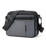 Crossbody Shoulder Bag Men Zipper Travel Messenger Pack Male Shoulder Sling Working Bags Bookbag Briefcase Casual Sling Bag Male