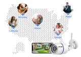 4MP 1080P IP Camera Outdoor WiFi Home Security Camera Wireless Surveillance Wi Fi Bullet Waterproof IP Video HD Camara CamHi Cam