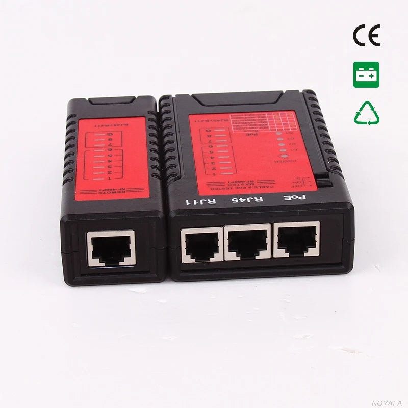 Noyafa NF-468PF POE Tester Detection Standard LAN Network Cable Continuity Test RJ11 RJ45 LED Light