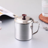 Coffee Tea Handle Cup Drinking Mug Ecofriendly Handle Design Large-capacity Stainless Steel Water Tea Storage Bottle for Camping
