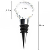 Wedding Wine Stopper Round Crystal Wine Champagne Bottle Stopper Vacuum Sealed Plug Stopper Wedding Gift Hot Sale New Arrivals