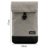 BOONA Cell Phone Storage Bag Mobile Phone Pouch  Oxford PU leather Phone case for 6.7"