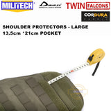 MILITECH NIJ 3A ballistic shoulder protector bulletproof thigh protector NIJ 3A 0101.06 NIJ 0101.07 HG2 deltoid armor protection