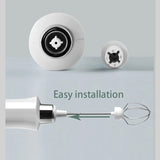 3 In 1 Wireless Rechargeable Electric Milk Frother Foam Maker Handheld Foamer High Speeds Drink Mixer Coffee Frothing Wand
