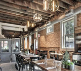 Modern Restaurant Chandelier Light Blown Colorful Glass  Lampshade Glass Ceiling Hanging Lamps Living Room Coffee Room Office