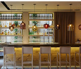 Modern Restaurant Chandelier Light Blown Colorful Glass  Lampshade Glass Ceiling Hanging Lamps Living Room Coffee Room Office