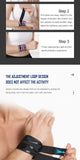 AOLIKES Sports Wrist Compression Wraps Wrist Support Brace Strap for Fitness Weightlifting Basketball Tennis Wrist Pain Relief