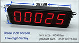 LED Digital Large Screen Electrostatic Induction Counter Infrared Automatic Production Line Pipeline Counting Electronic Counter