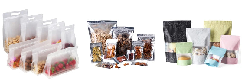 StoBag 200pcs Wholesale Cotton Paper White Packaging Bags Small Heat Sealing for Tea Coffee Powder Storage Pouches Portable