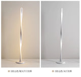 spiral Floor Lamp Modern Long Line Floor Lamp For Living Room Sofa Bedroom Study Living Room Home white standing  Floor Lamp