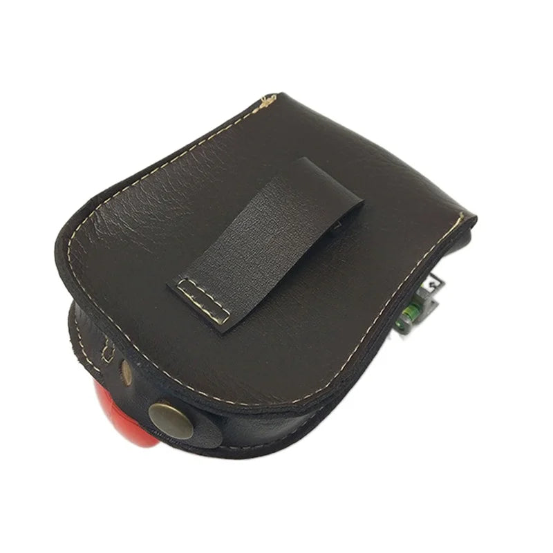 Slingshot Catapult Bag Steel Ball Package PU Leather Back Through The Belt Durable Without Deformation Hunting Bow Outdoor Sport