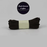 1 Pair 18 Colors Striped Double Color Shoe laces Round Outdoor Sneakers Shoelaces Cotton Boots Shoelace 70CM 90CM 120CM 150CM