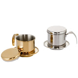 350ml Vietnamese Moka Pot Espresso Coffee Maker Portable Stainless Steel Filter Holder Drip Filter Coffee Accessories