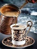 HOMFUN Full Drill Diamond Painting "Coffee landscape" DIY Picture Of Rhinestone 5D Diamond Embroidery Cross Stitch Decor