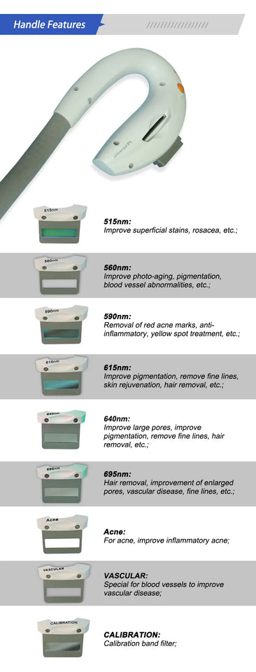 Factory direct sales M22 OPT IPL Diode Laser Hair Removal Device for Acne Skin Regeneration, Permanent Hair Removal and Whitenin