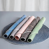 Anti Slip Heat Resistant Coasters for Coffee Tea Mug, Round Table Mat Linen Drink Coaster, Kitchen Accessories Decor Placemats