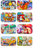 Hot New 60 Pieces Wooden Puzzle Toys for Children Cartoon Vehicle Animal Wood Jigsaw Baby Learning Educational Toy Kids Gift