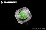 Barrow PC Water Cooling Flow Meter Indicator 5V 3 Pin LRC2.0 Version SLFV1-RGB for Water Cooling System RGB Flow Monitor