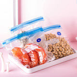 Vacuum Food Storage Zipper Bags Reusable BPA-Free Sous Vide Bags with Vacuum Hand Pump Fruit Meat Nut Vacuum Sealer Saver Bag