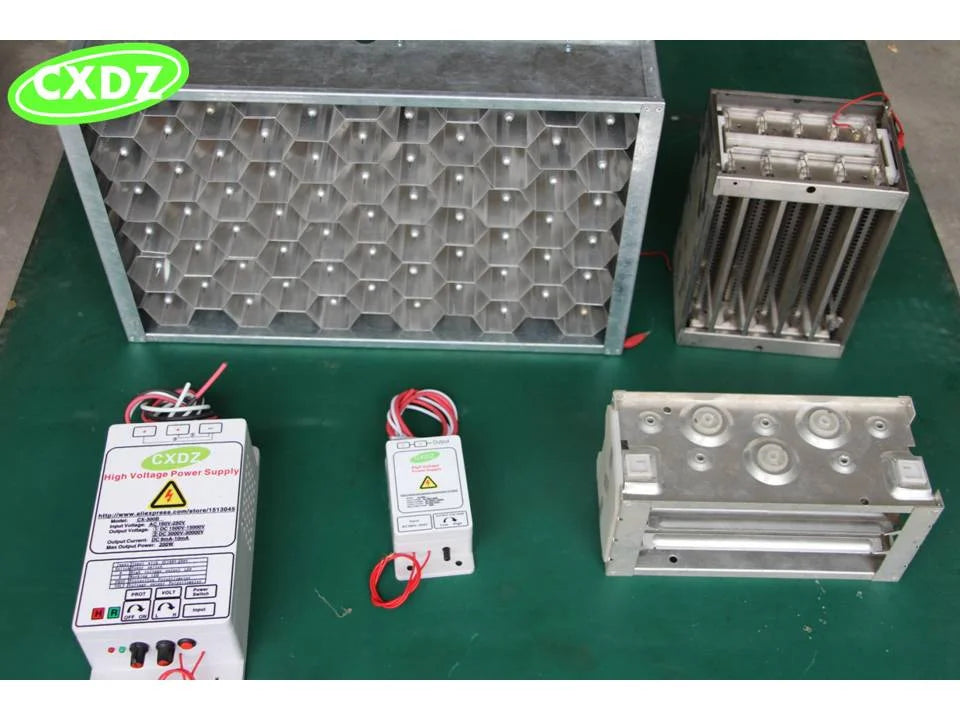 Electrostatic Filter, Ionization   , Spraying ,  Cleaner Air Purification