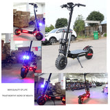 [8 models]10/11 Inch 48V-72V 1000W-6000W Electric Scooter 50-85km/h Fast E Scooter Off Road Electric Kick Scooter Foldable Adult