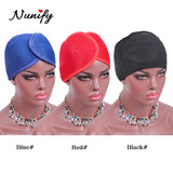 Nunify New Fashion Non Slip Adjustable Lace Wig Headband Foam Mesh Wrap Wig Band Soft Polyester Mesh Belt Bonnets