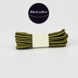 1 Pair 18 Colors Striped Double Color Shoe laces Round Outdoor Sneakers Shoelaces Cotton Boots Shoelace 70CM 90CM 120CM 150CM
