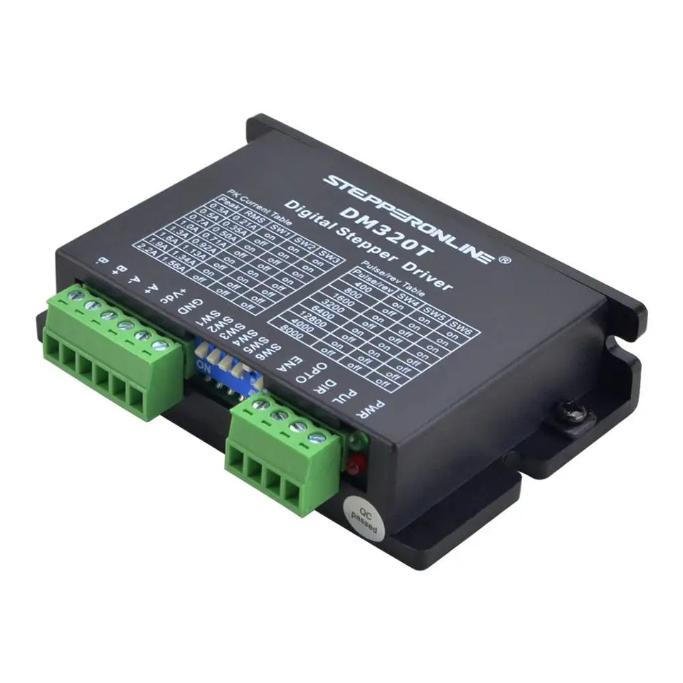 STEPPERONLINE Digital Stepper Driver 0.3-2.2A 10-30VDC for Nema 8, 11, 14, 16, 17 Stepper Motor