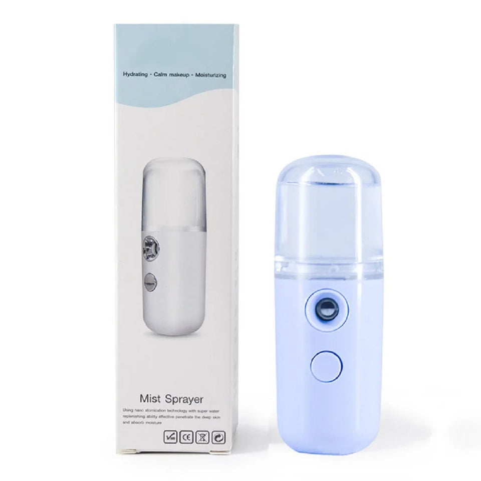 1PC Water Replenishment Device USB Charging Spray Device Facial Humidifier Portable Handheld Facial Beauty Device