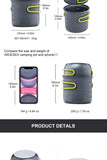 Widesea Ultralight Camping Cooking Utensils Outdoor Tableware Pot Set Hiking Picnic Travel Tourist Dishes Supplies Equipment